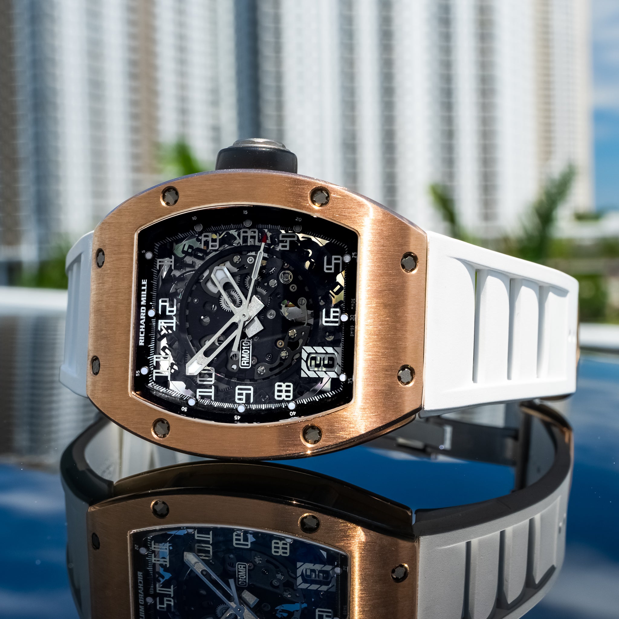 2010 Richard Mille RM010 Rose Gold 48 mm x 39.30 mm