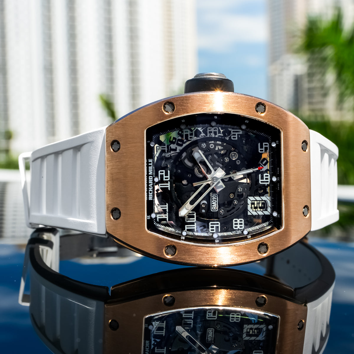 2010 Richard Mille RM010 Rose Gold 48 mm x 39.30 mm