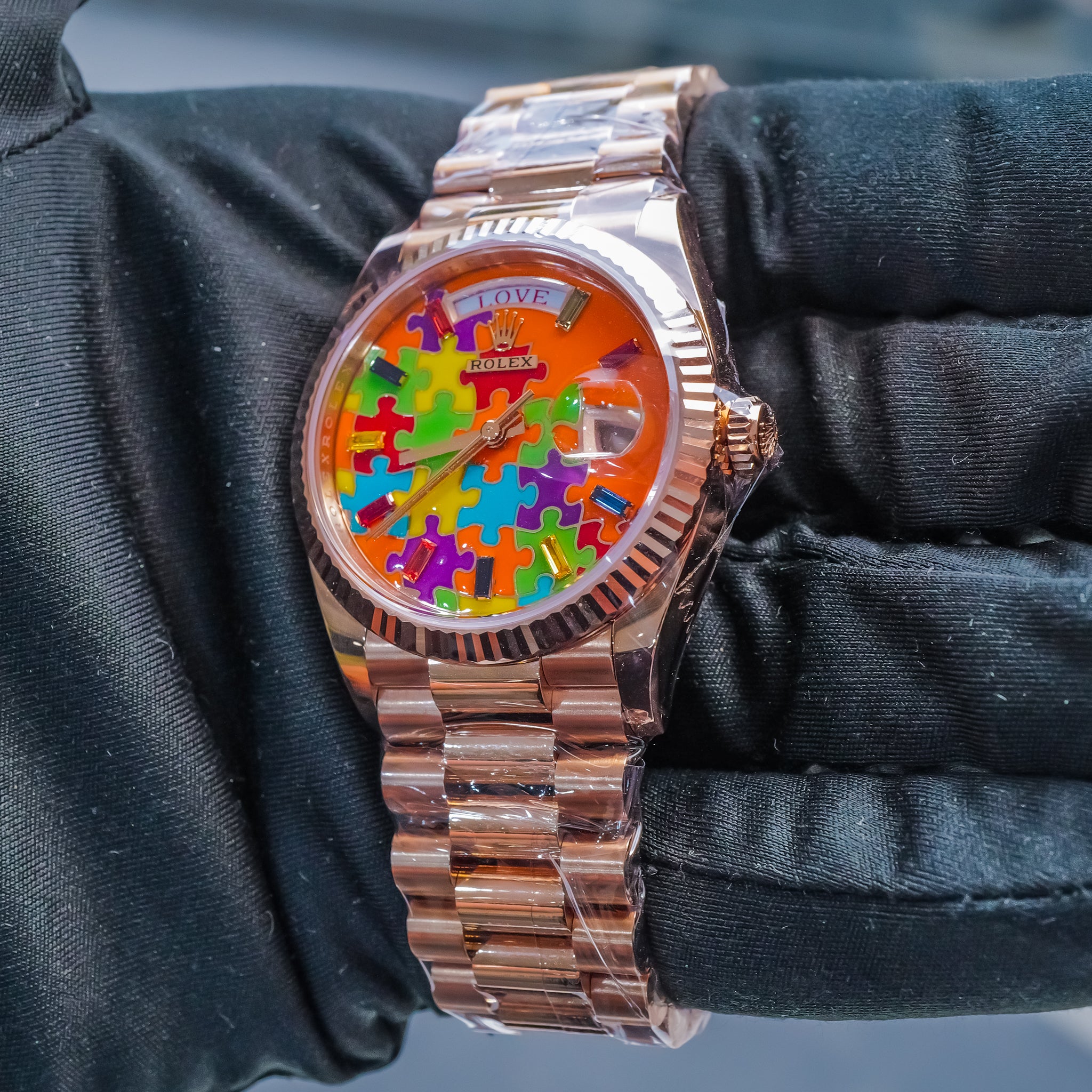 Rolex Unworn 2024 Day-Date 36mm 128235 Puzzle Dial
