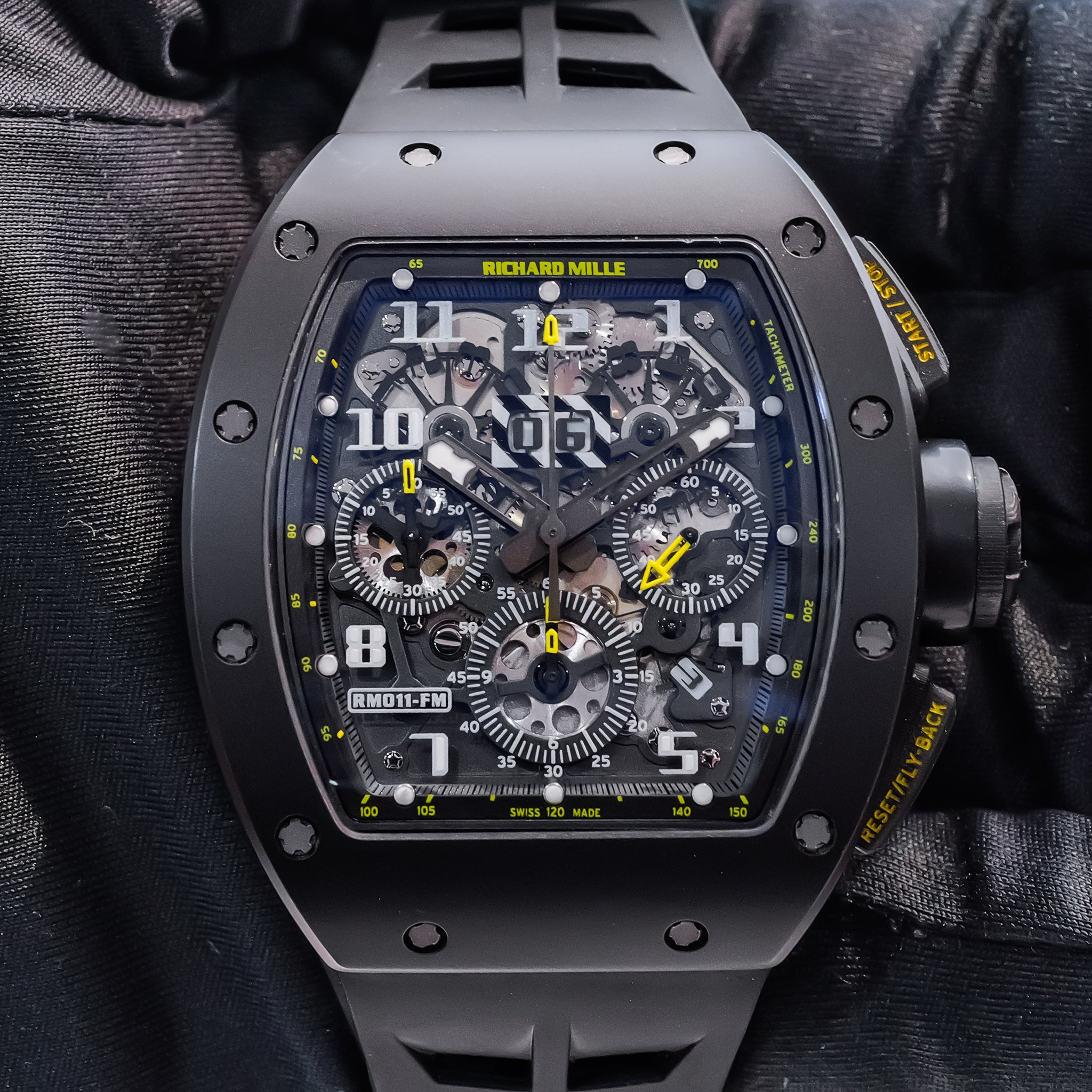 Richard Mille RM011 "Yellow Flash" Limited Edition of 50 Pieces