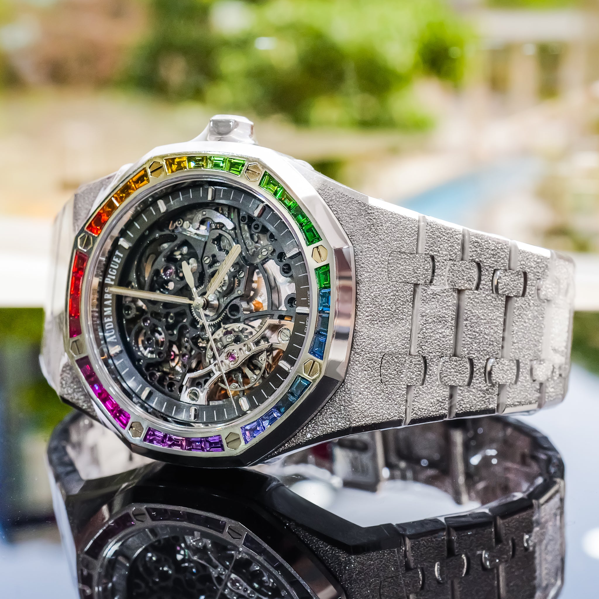 2023 Audemars Piguet Royal Oak Double Balance Wheel Openworked Frosted White Gold