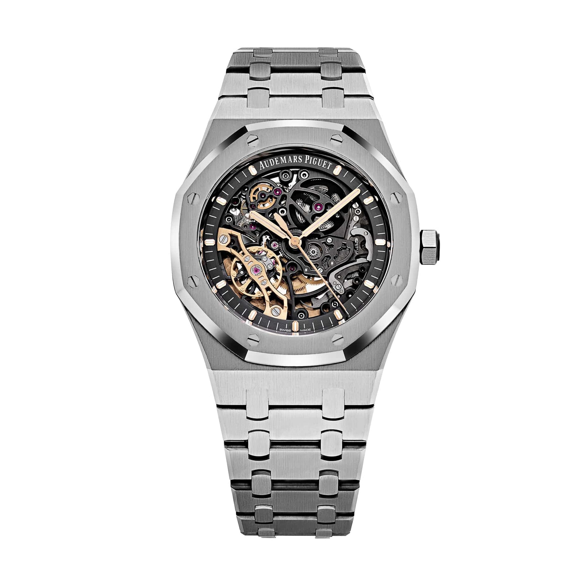2018 Audemars Piguet 15407ST Royal Oak Double Balance Wheel Openworked Stainless Steel