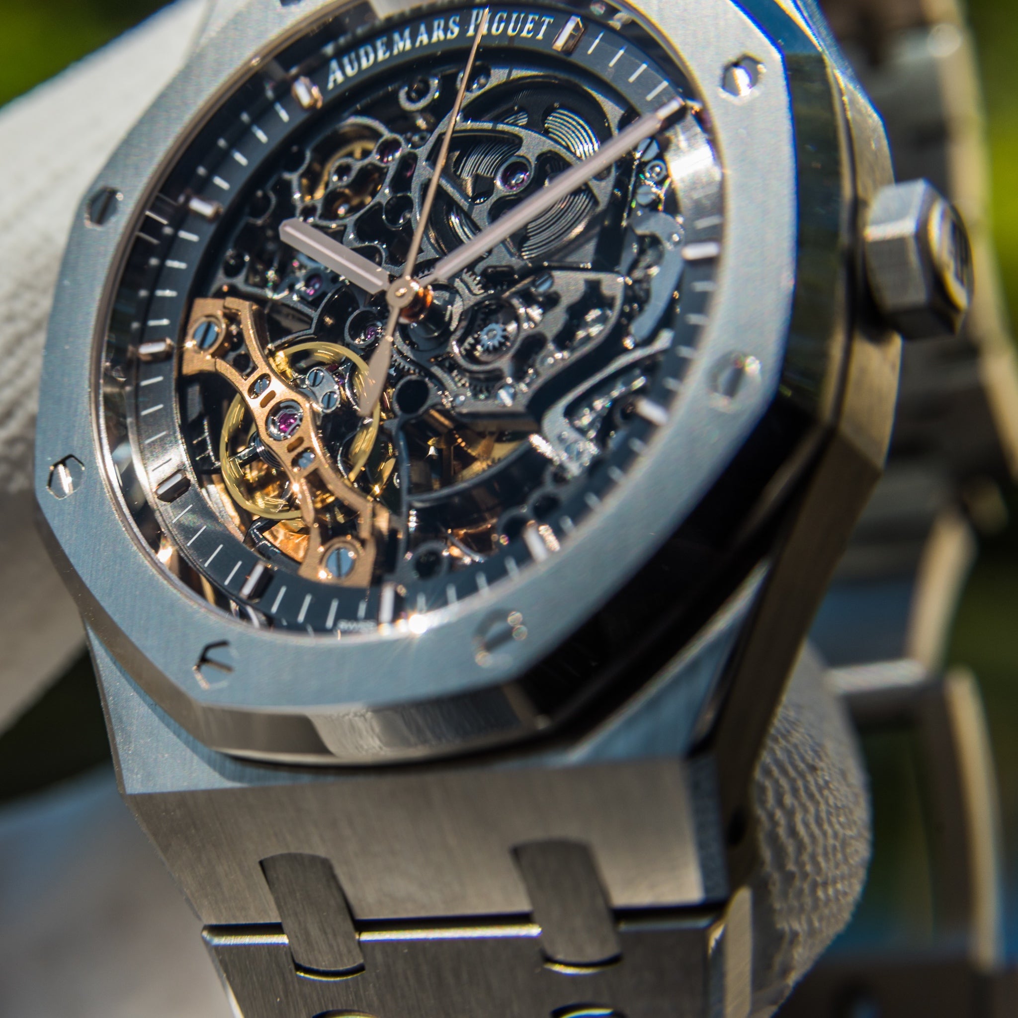 Audemars Piguet 2023 Double Balance Wheel Open worked Stainless Steel 15407st