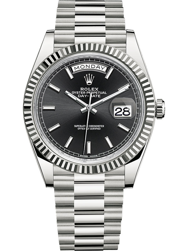 Rolex 2023 Day-Date 40mm 228239 Black Index