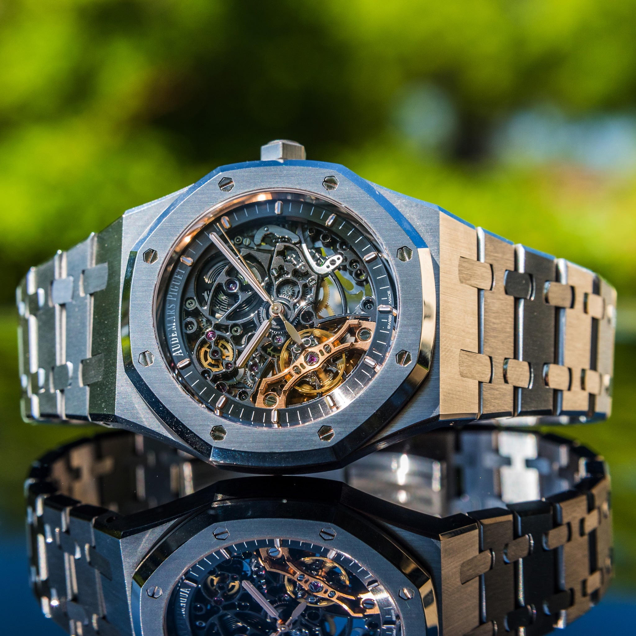 Audemars Piguet 2023 Double Balance Wheel Open worked Stainless Steel