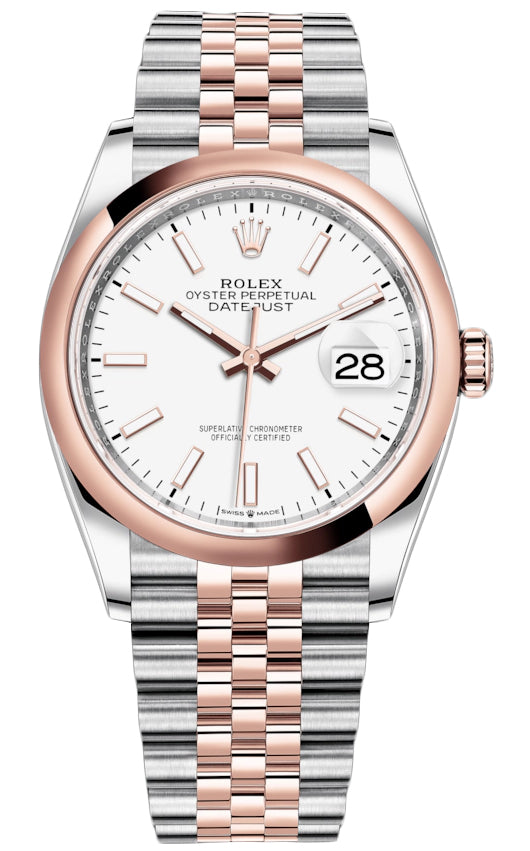2022 Rolex Datejust 36mm White index on Jubilee 126201