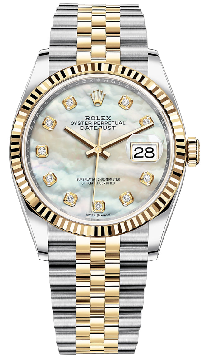 Rolex Datejust 36mm 2022 Mother of Pearl Dial 126233