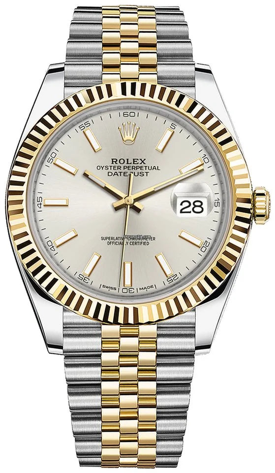 2022 Datejust 41mm Silver Dial on Jubilee 126333