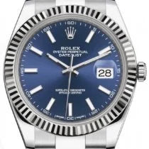 2022 Datejust 41mm Blue Dial on Oyster Bracelet 126334
