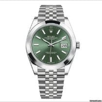 Rolex 2022 Datejust 41mm Mint Green Jubilee 126300