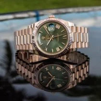 Rolex 2023 Day-Date 40mm Olive Dial 228235