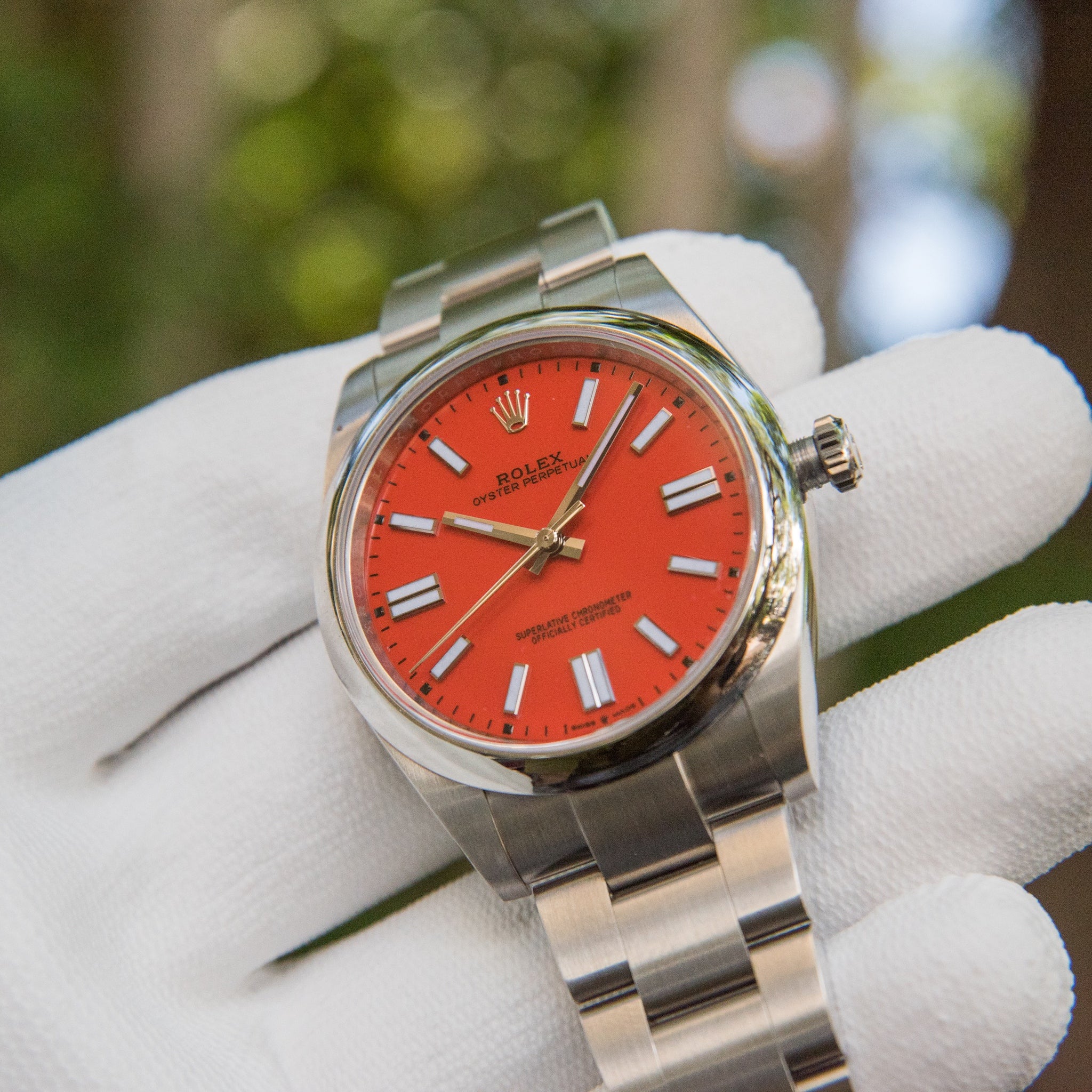 Rolex 2021 Oyster Perpetual 41mm Coral Red 124300