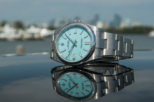 Rolex 2020 Oyster Perpetual 41mm Discontinued Tiffany dial 124300