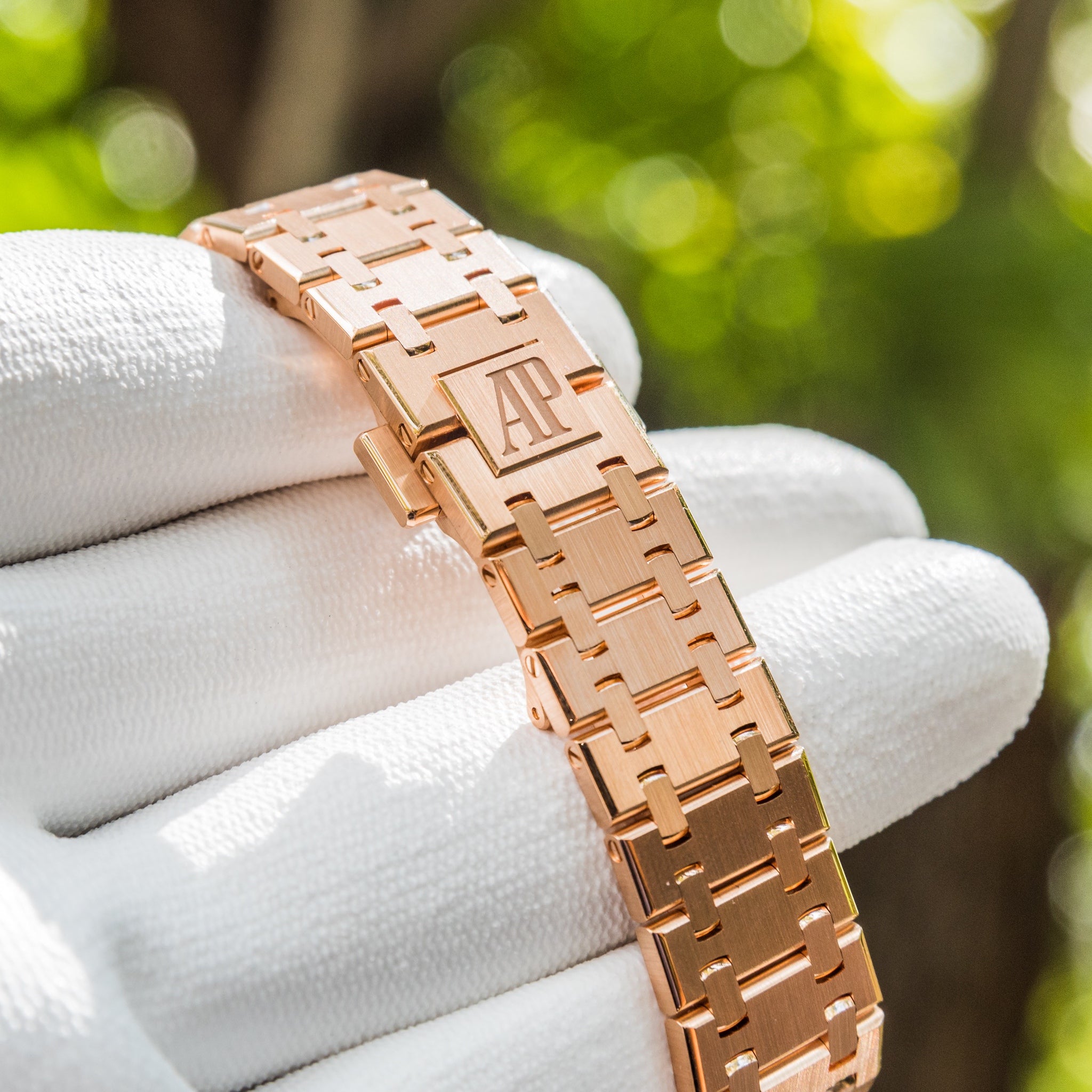 Audemars Piguet 2022 Royal Oak Selfwinding 50th Anniversary Blue Dial 15551OR