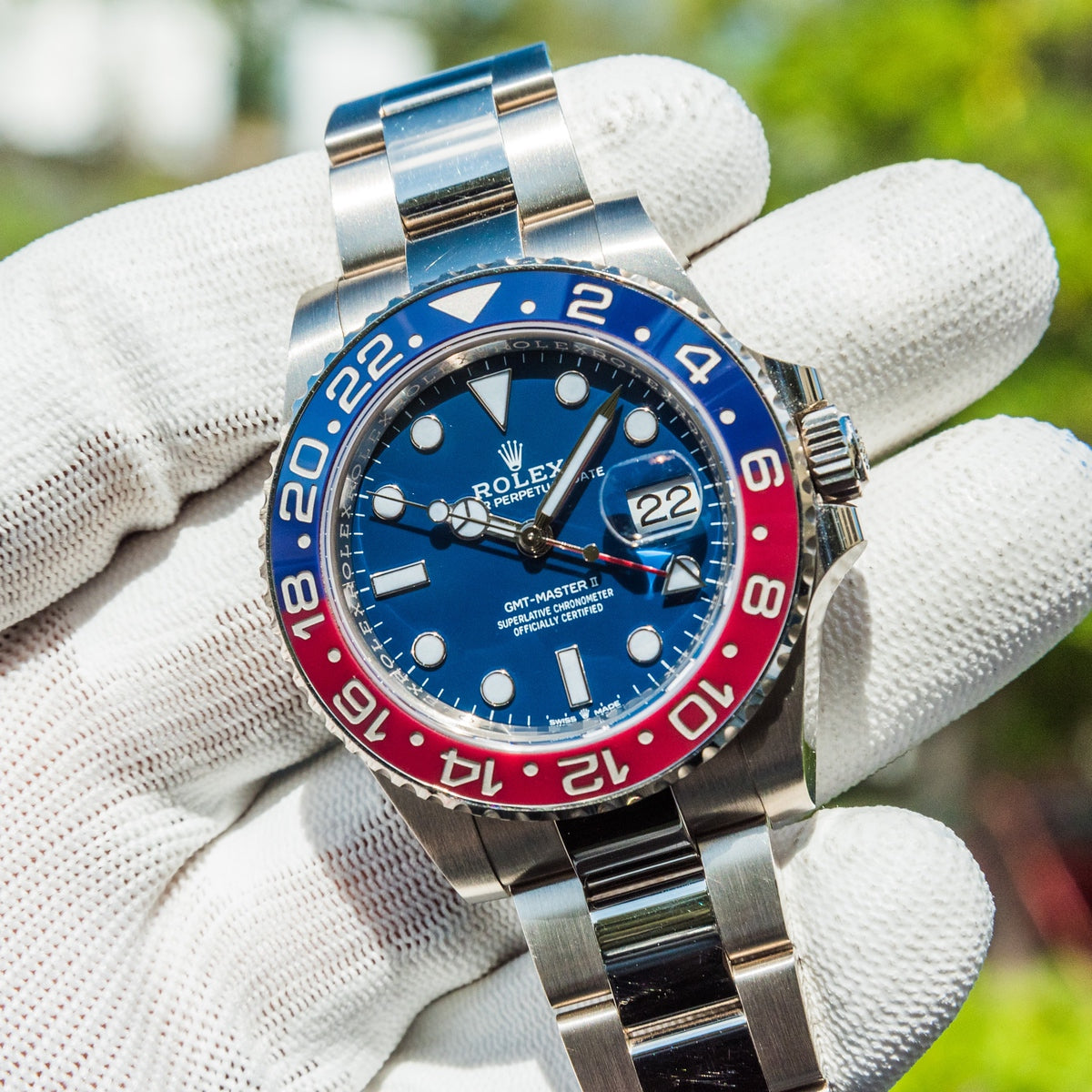 Rolex 2023 GMT-Master II 126719BLRO Blue Dial