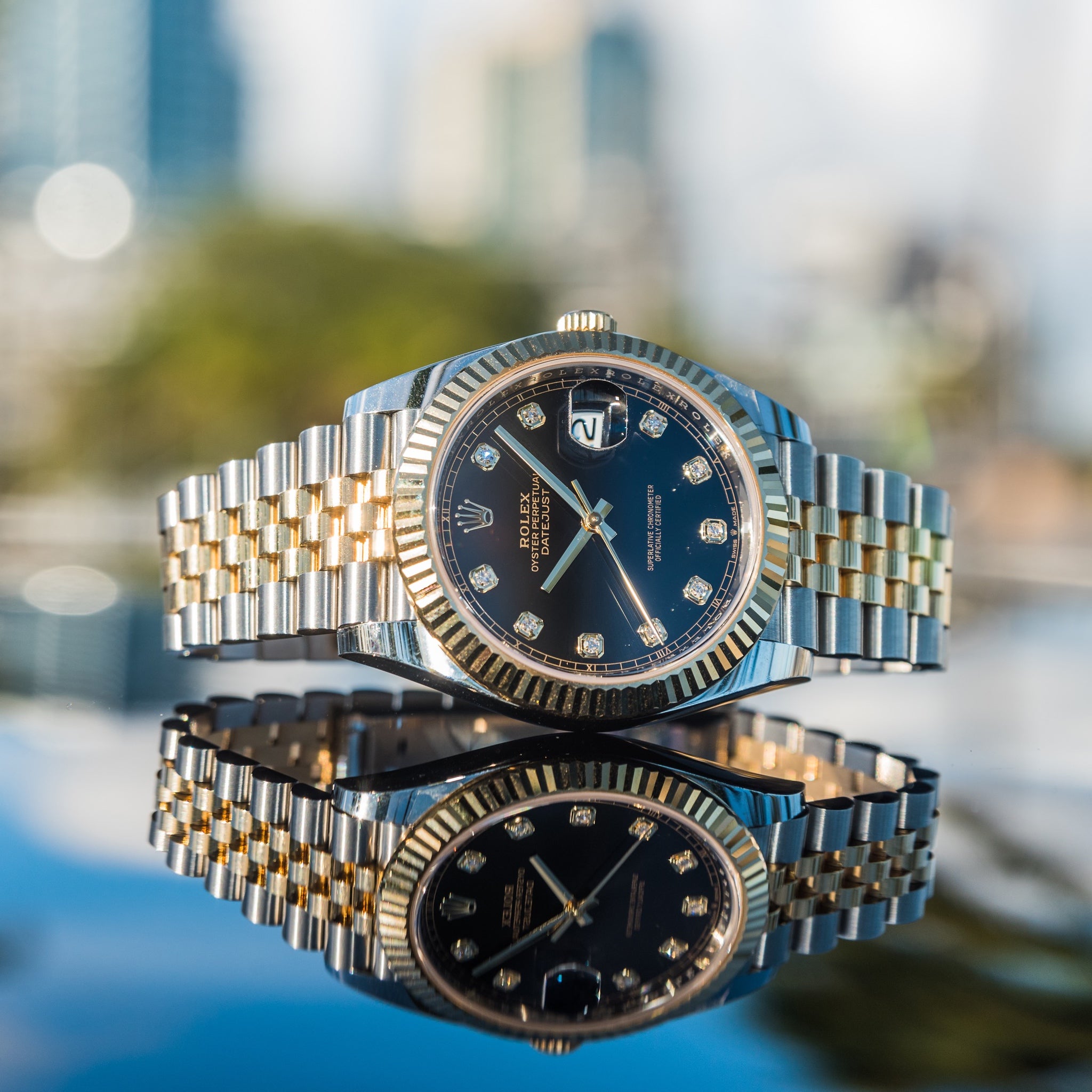 2024 Datejust 41mm Black Diamond Dial on Jubilee 126333