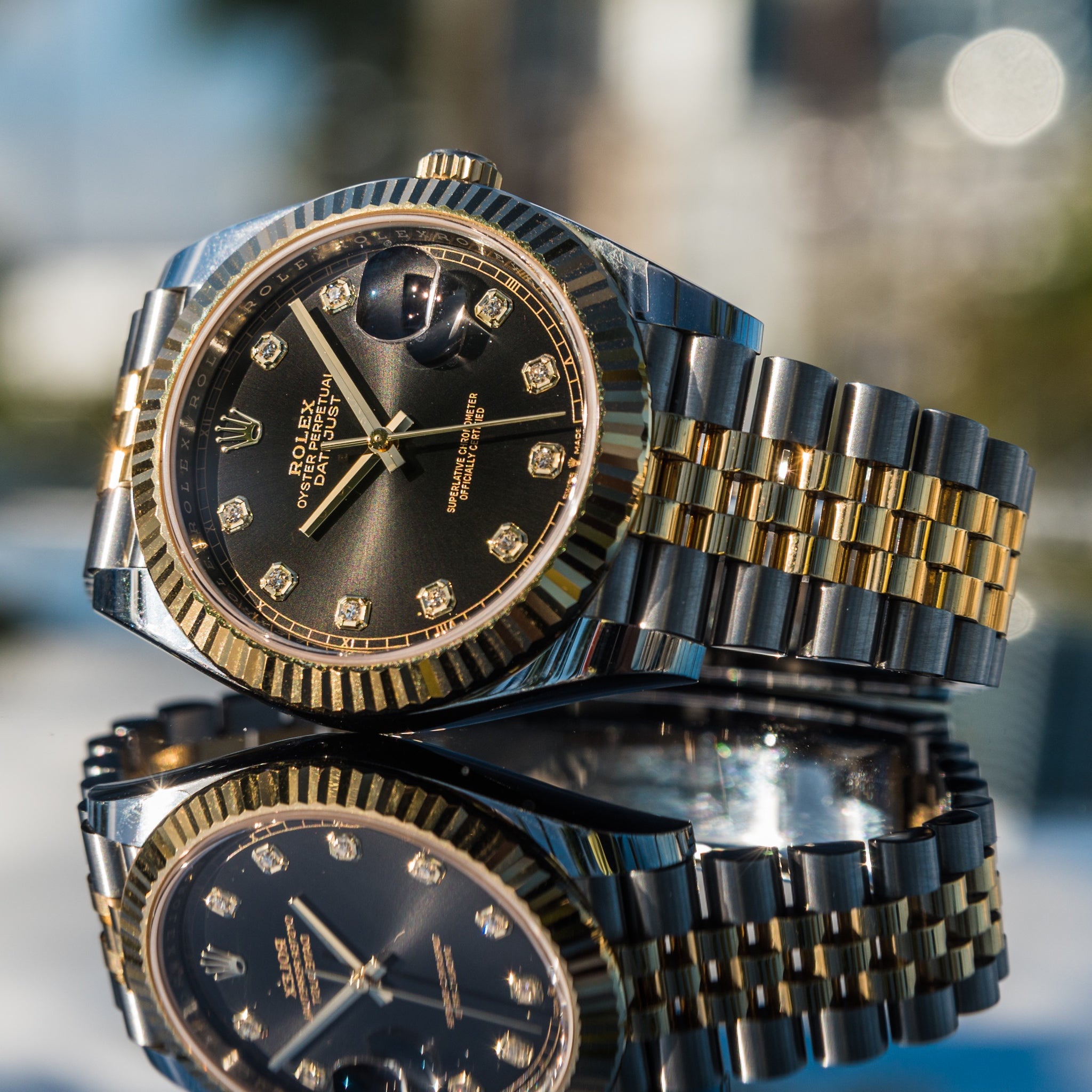 2024 Datejust 41mm Black Diamond Dial on Jubilee 126333