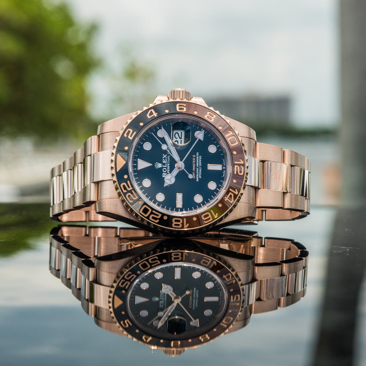 Rolex 2023 GMT-Master II 126715CHNR Rose Gold