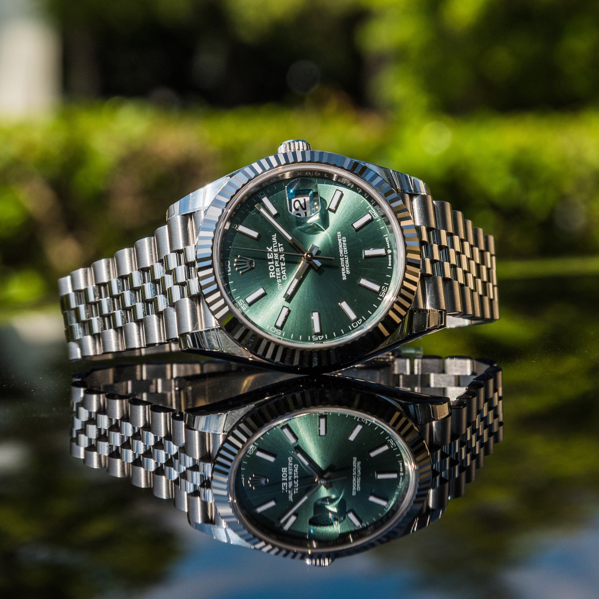 2022 Datejust 41mm Mint Green Dial on Jubilee 126334