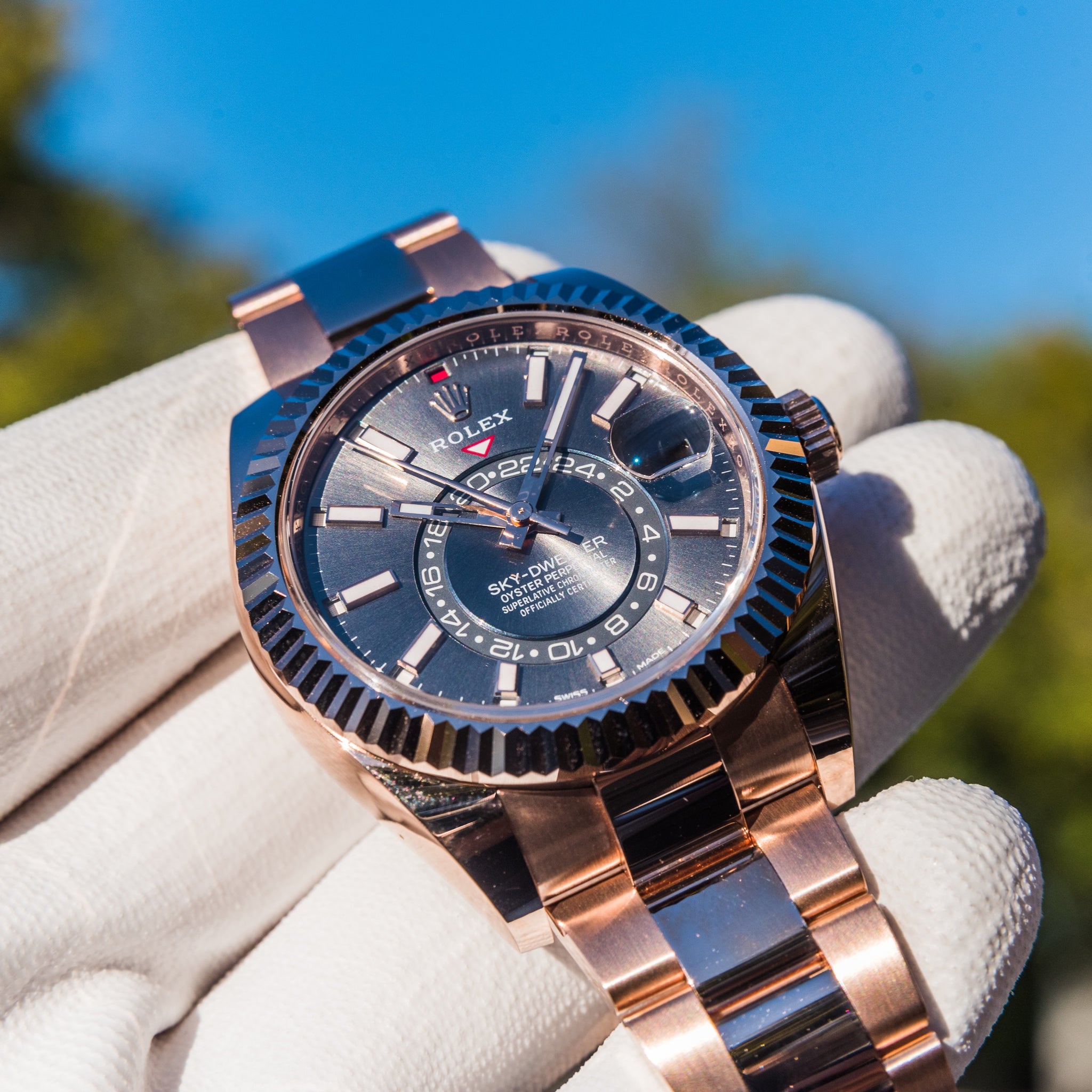 Rolex 2023 Sky-Dweller 42mm 326935 Rhodium Dial