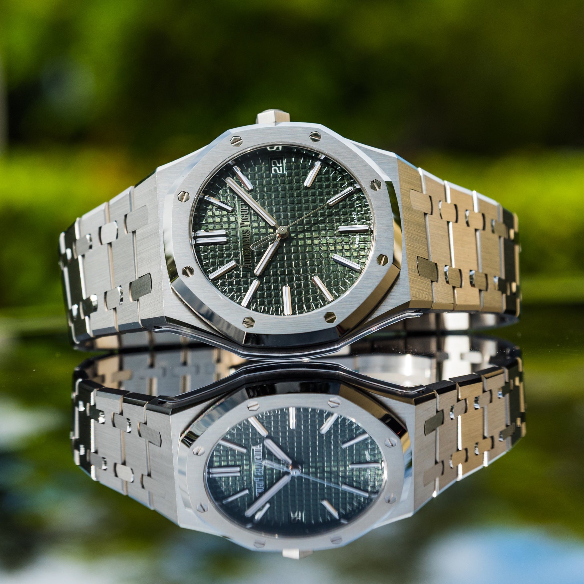 2022 Audemars Piguet 15510st Royal Oak Selfwinding “50th Anniversary” Green Dial