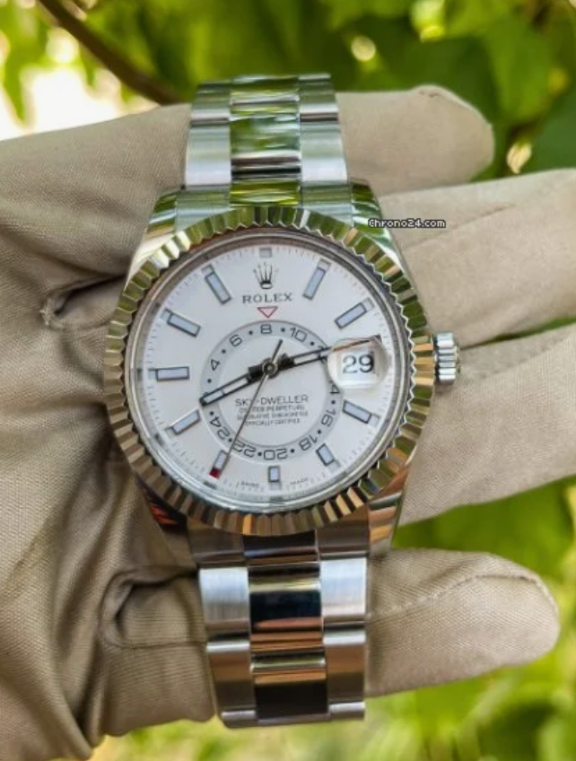 Rolex 2022 Sky-Dweller 326934 White Dial
