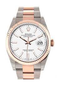 Rolex Datejust 36 Grey White Dial on Oyster