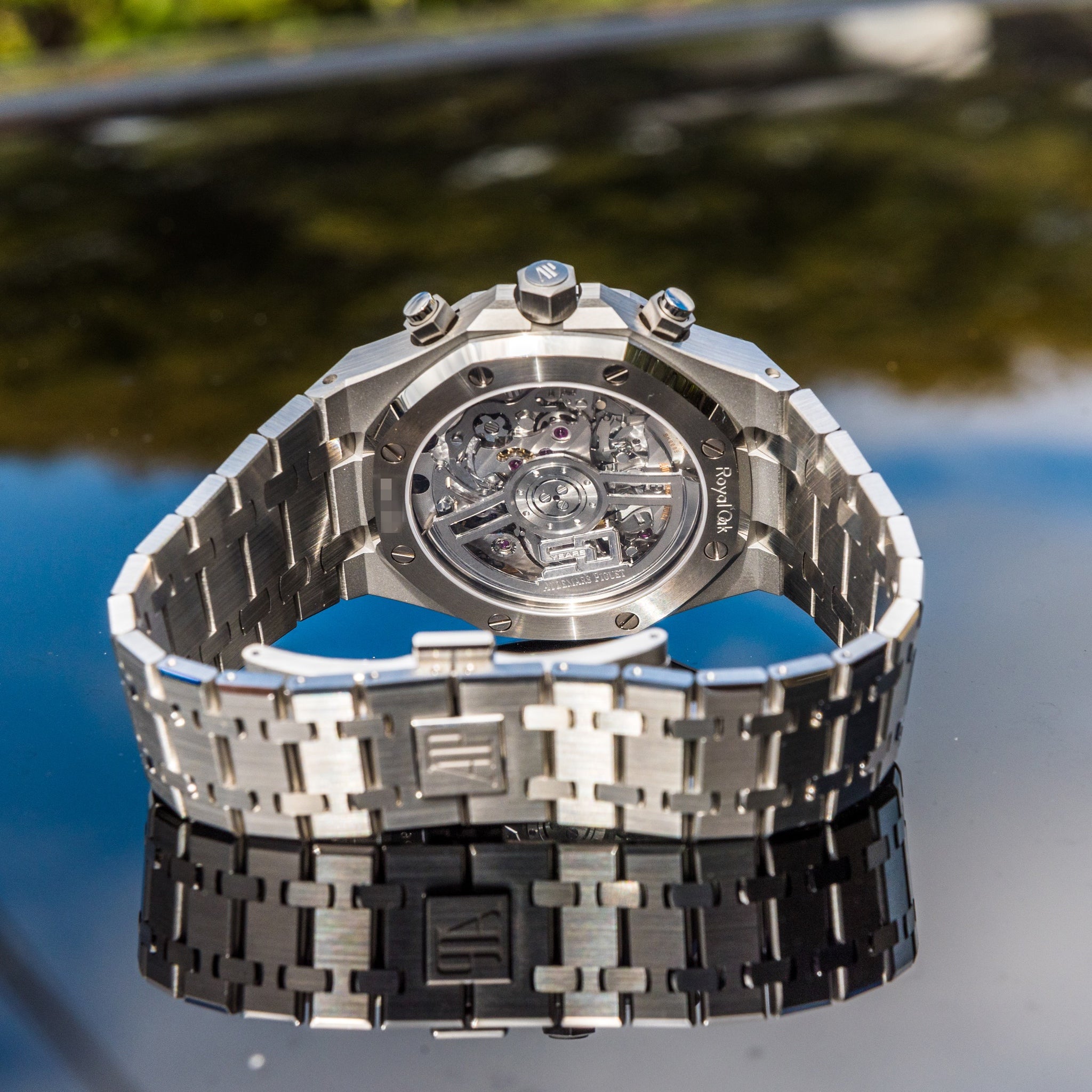 2022 Audemars Piguet Oak Selfwinding Chronograph “50th Anniversary” Green Dial 26240st