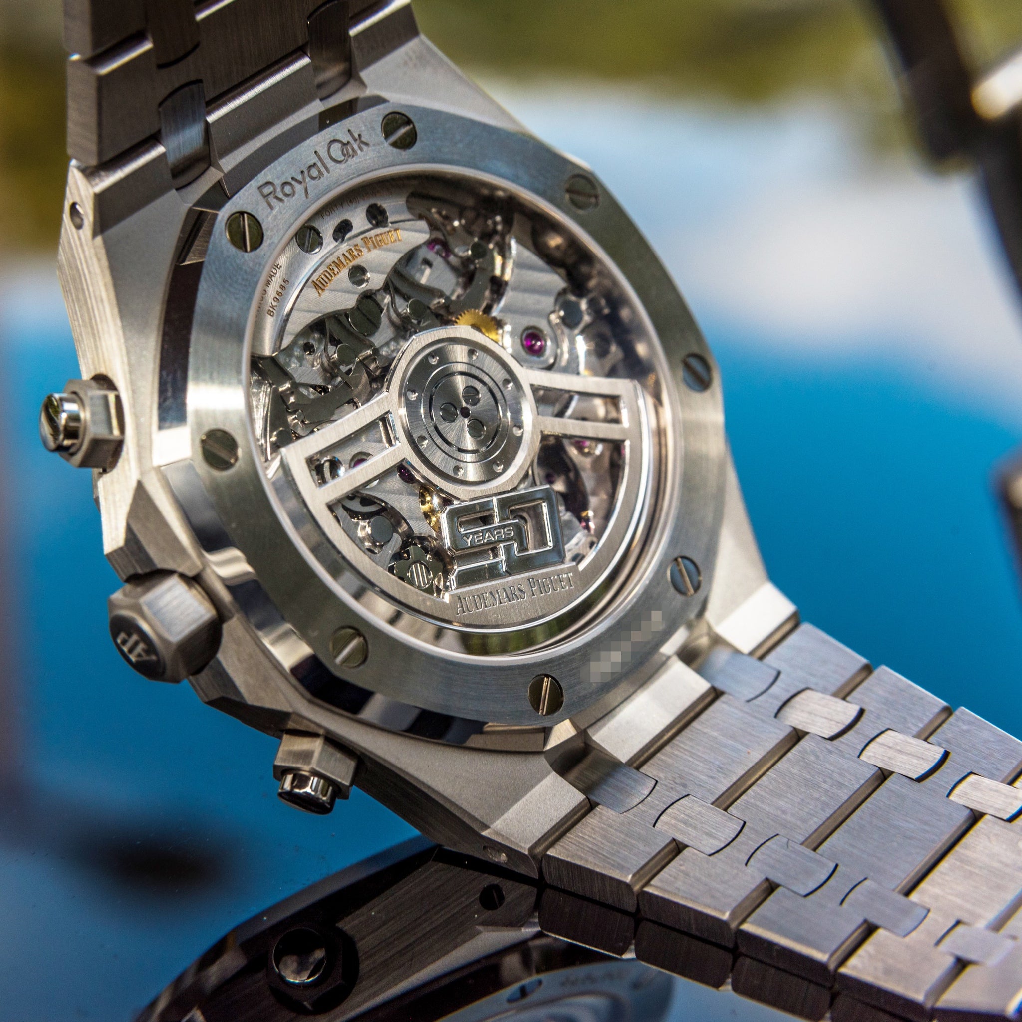 2022 Audemars Piguet Oak Selfwinding Chronograph “50th Anniversary” Green Dial 26240st