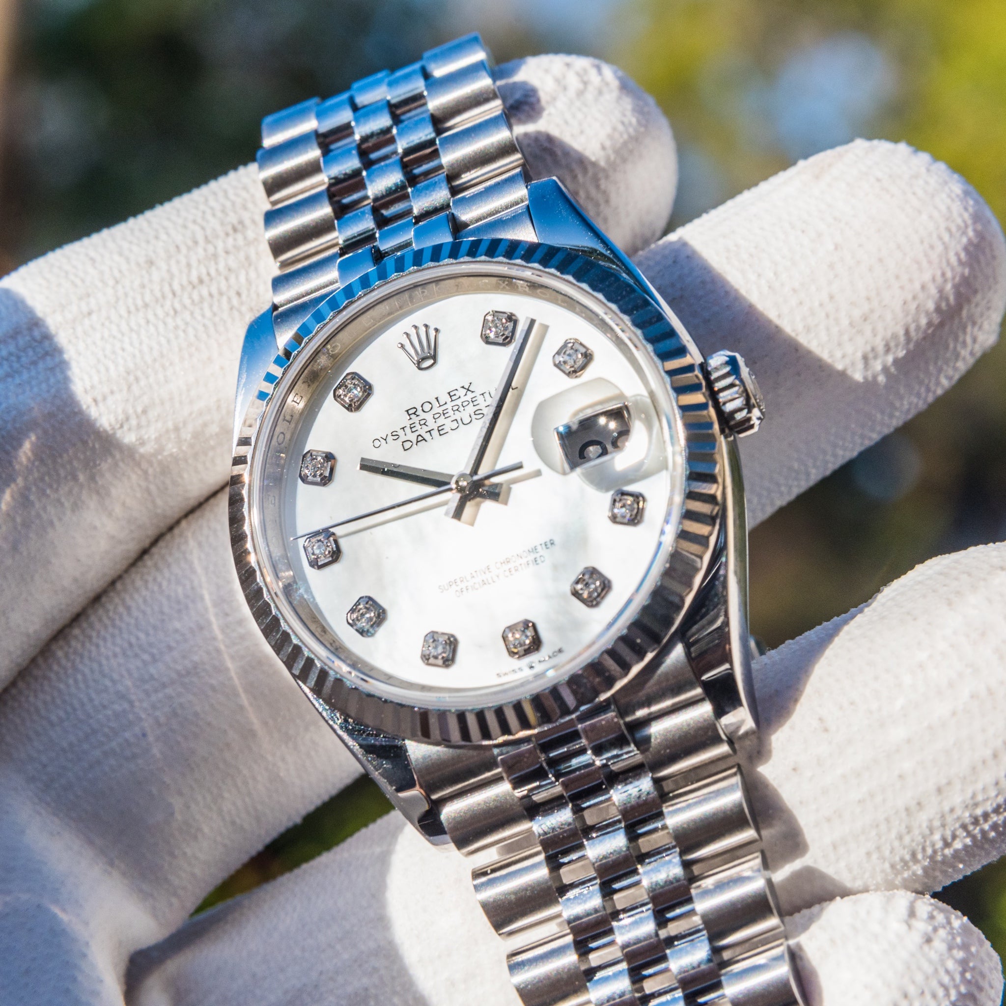 2022 Rolex Datejust 36mm Mother of Pearl on Jubilee 126234