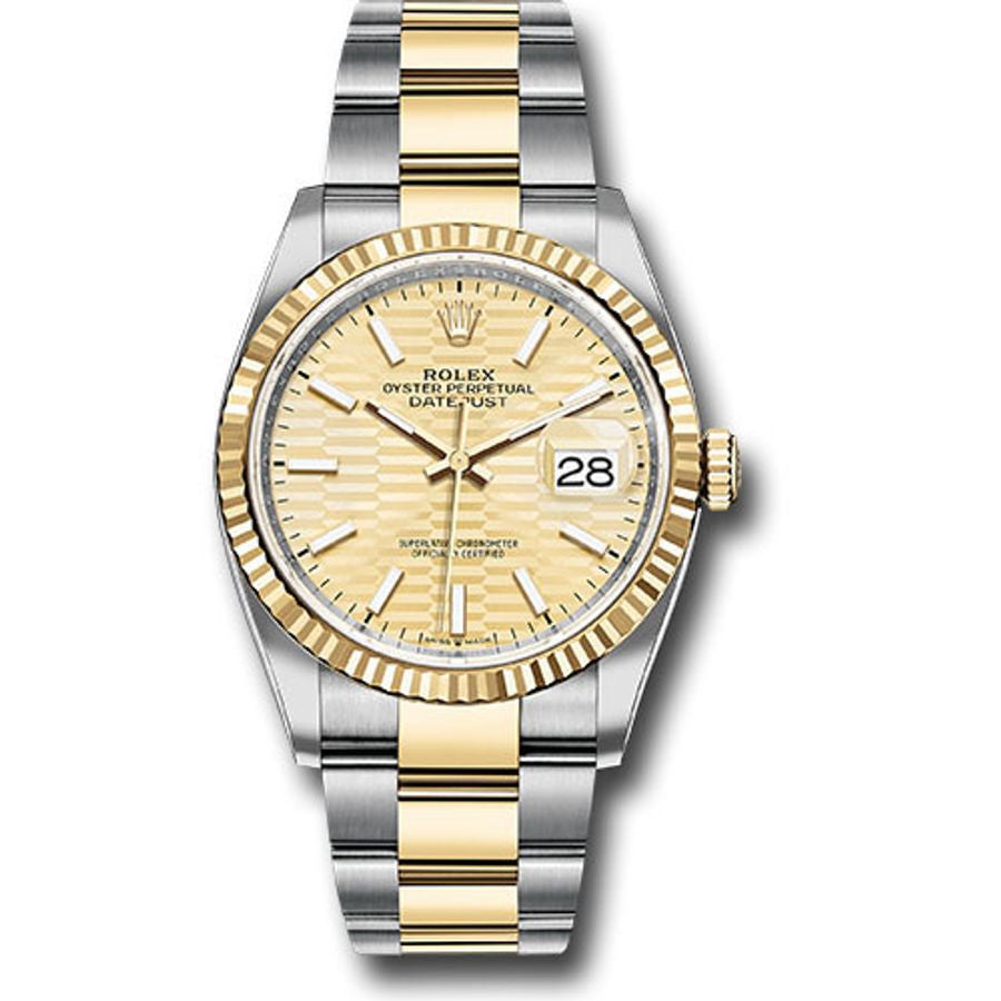Rolex Datejust 36mm 2022 Motif Dial Oyster 126233