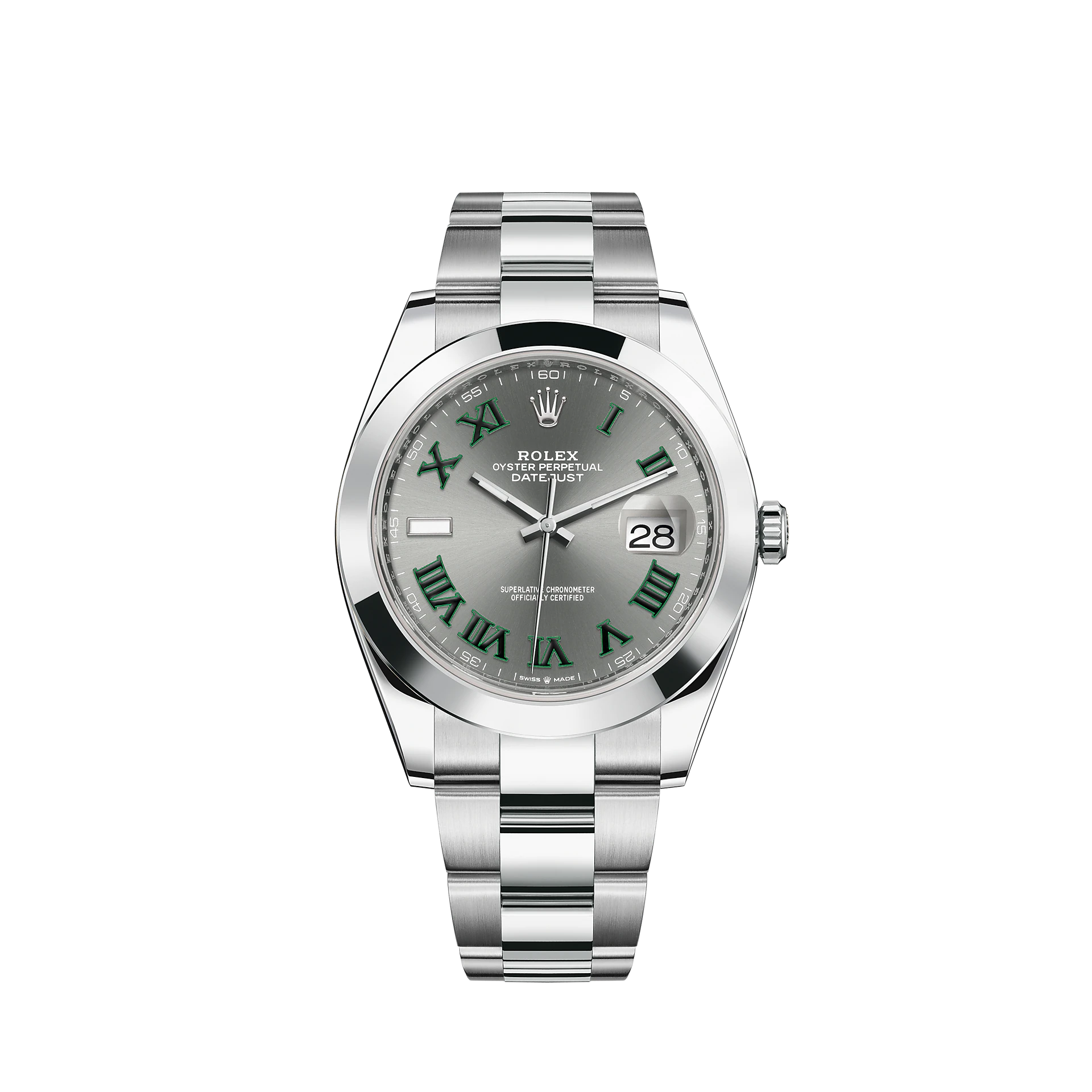Rolex 2022 Datejust 41mm Wimbledon Oyster Bracelet 126300