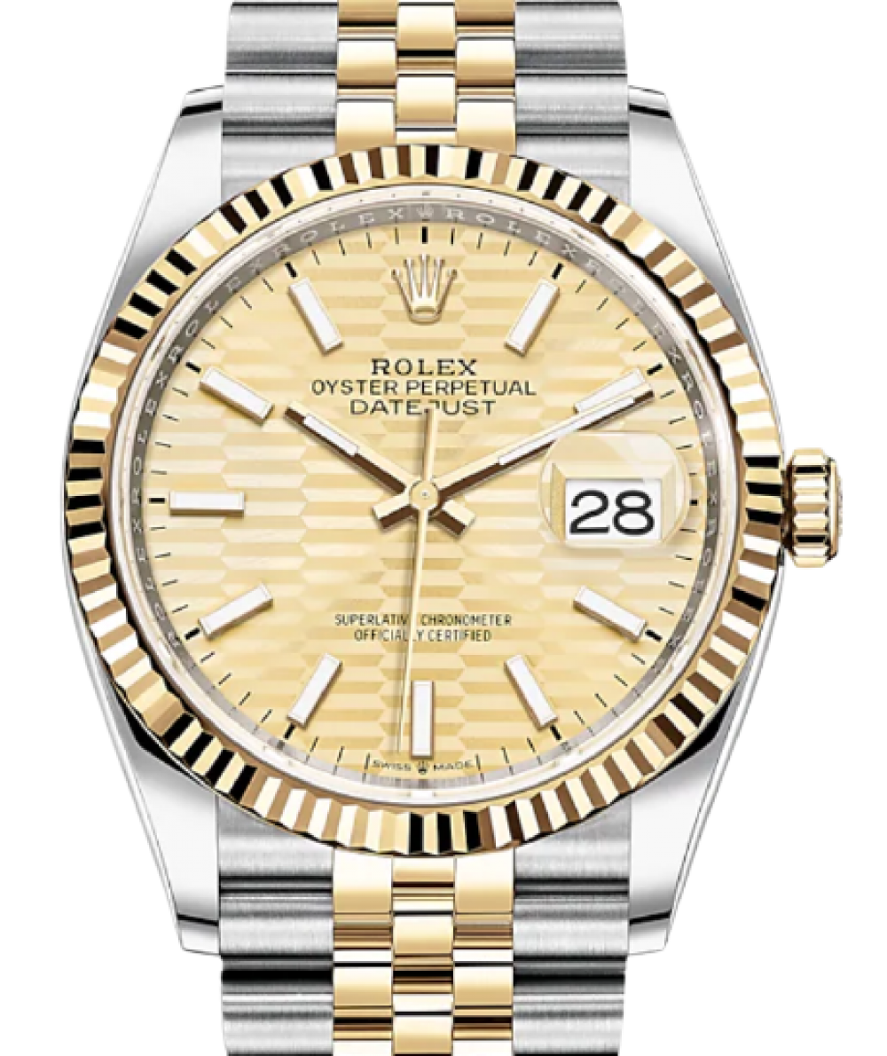 Rolex Datejust 36mm 2022 Motif Dial Jubilee 126233