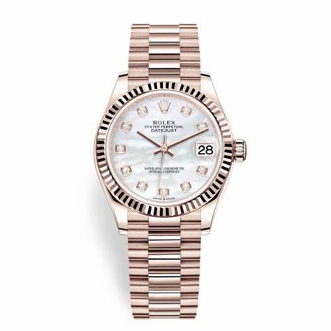 Rolex Datejust 31mm Rose Gold Mother Of Pearl Rolex Datejust 31