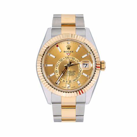 Rolex Unworn 2022 Sky-Dweller 326933 Gold Dial