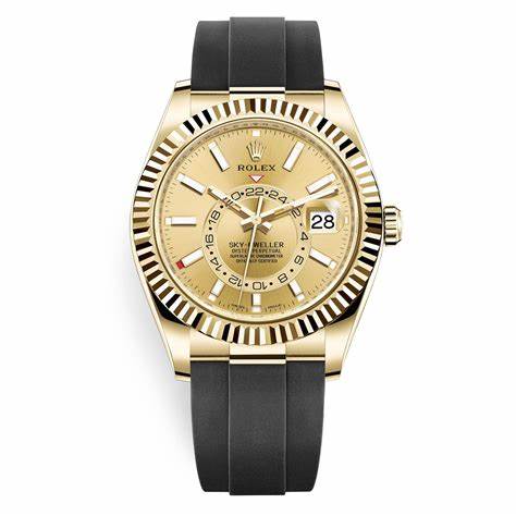 Rolex 2022 Sky-Dweller on Oysterflex Champagne Dial
