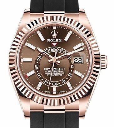 Rolex 2022 Sky-Dweller 42mm 326235 Chocolate Dial