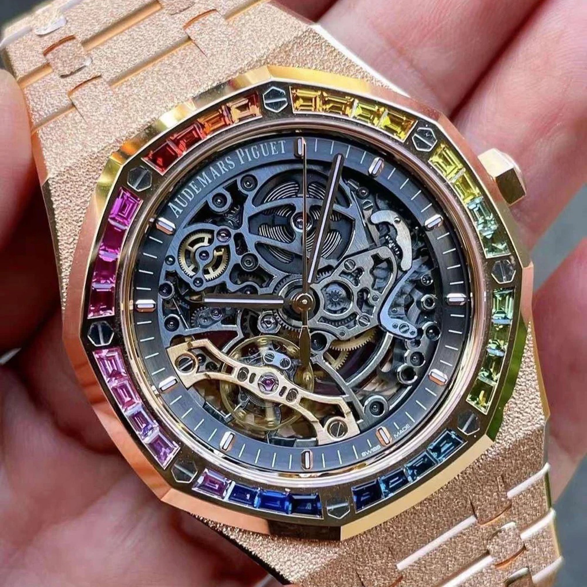 Audemars Piguet 15412or Royal Oak Double Balance Wheel Openworked Fros