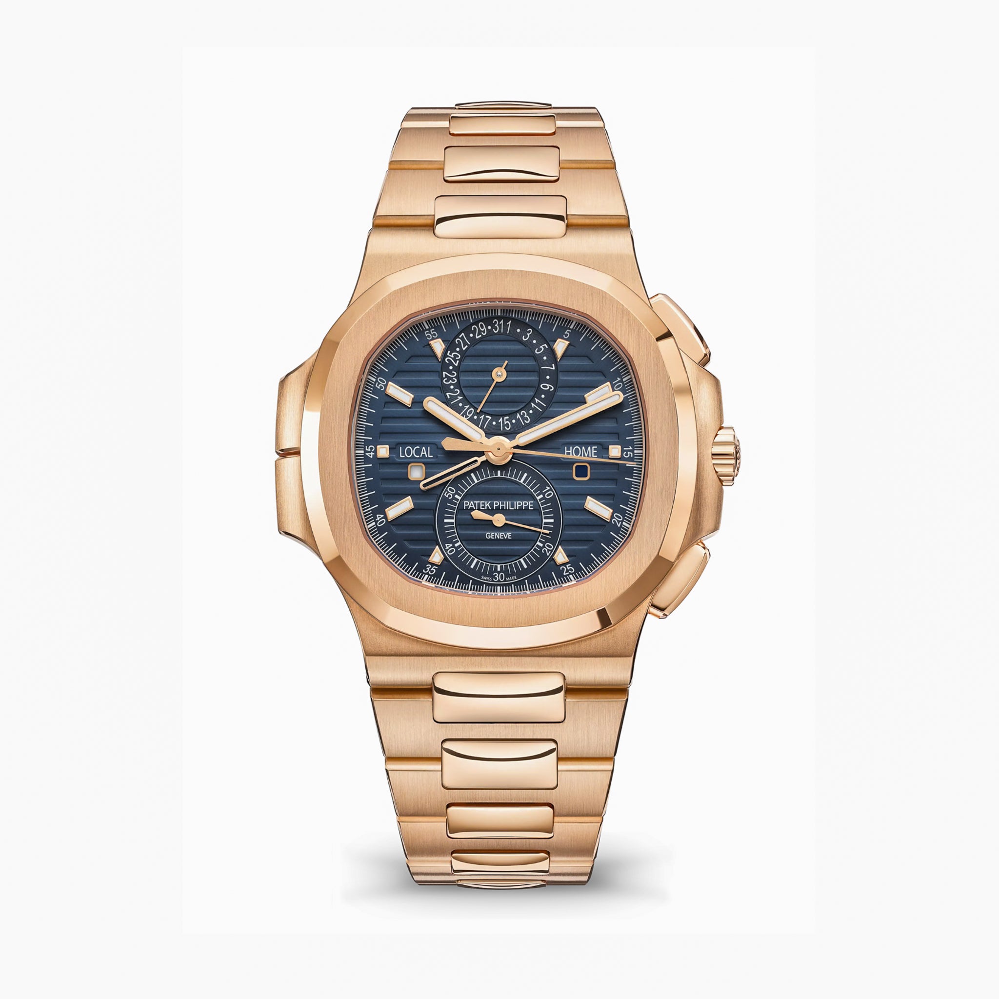 2025 Patek Philippe 5990/1R-001 Nautilus Travel Time Chronograph Blue Dial 40.5mm