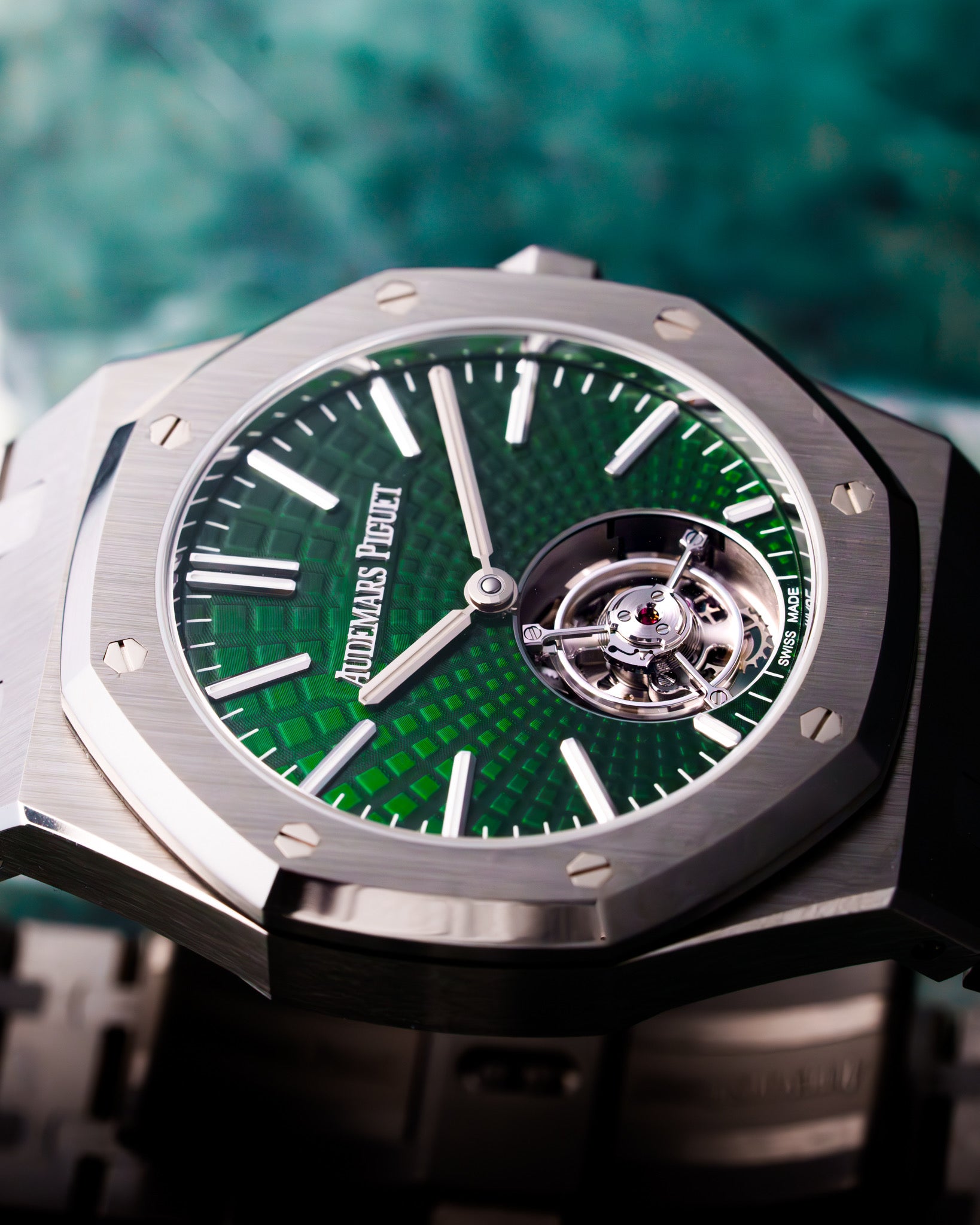 2022 Audemars Piguet Royal Oak 26534ti flying tourbillion Green