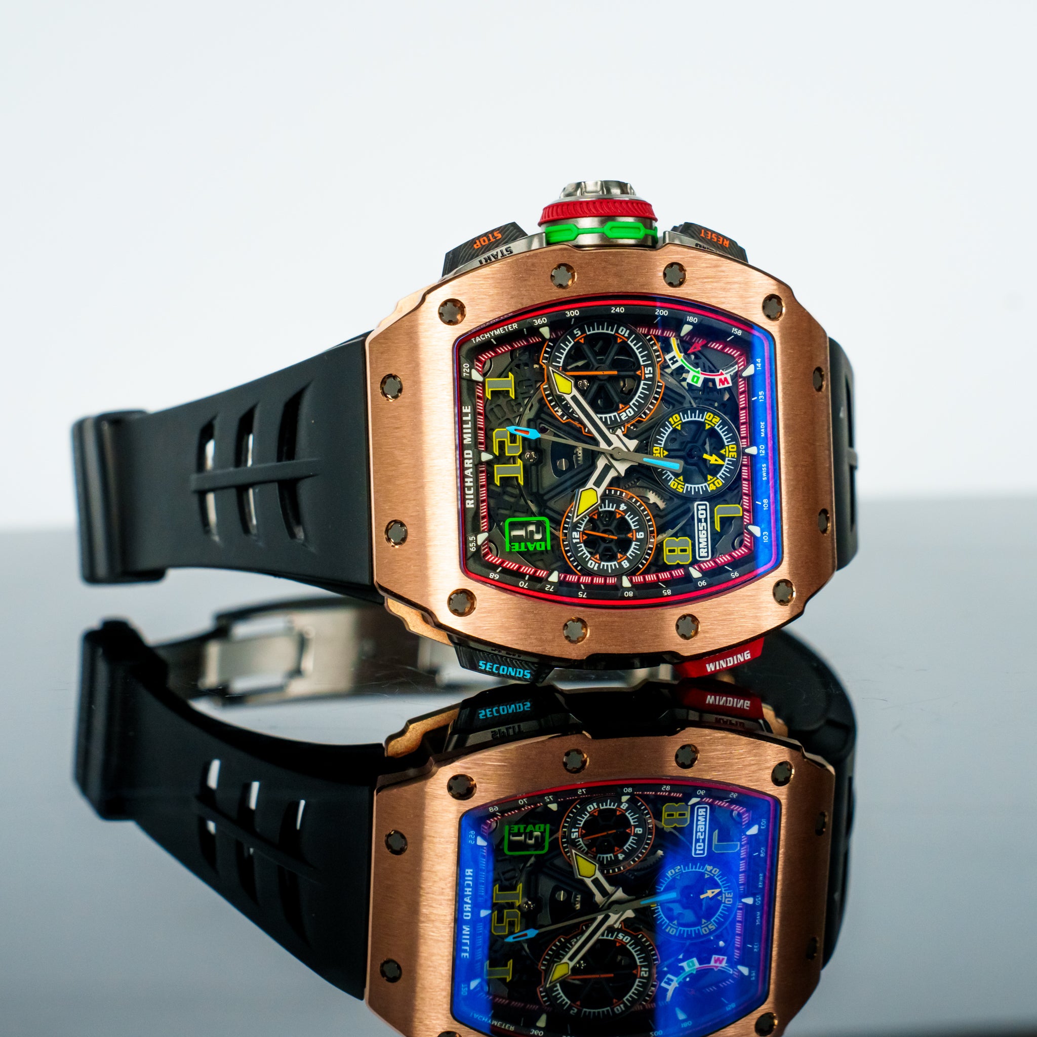 Richard Mille Unworn 2022 RM 65-01 Split-Seconds Chronograph Rose Gold