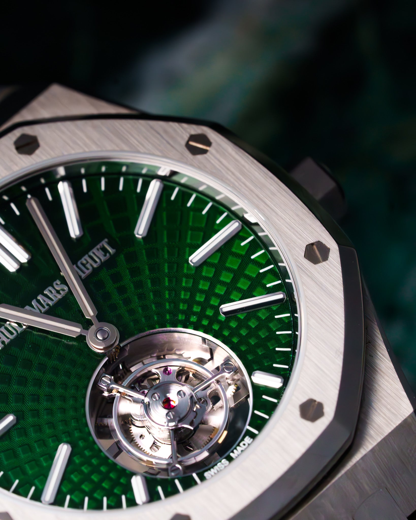 2022 Audemars Piguet Royal Oak 26534ti flying tourbillion Green