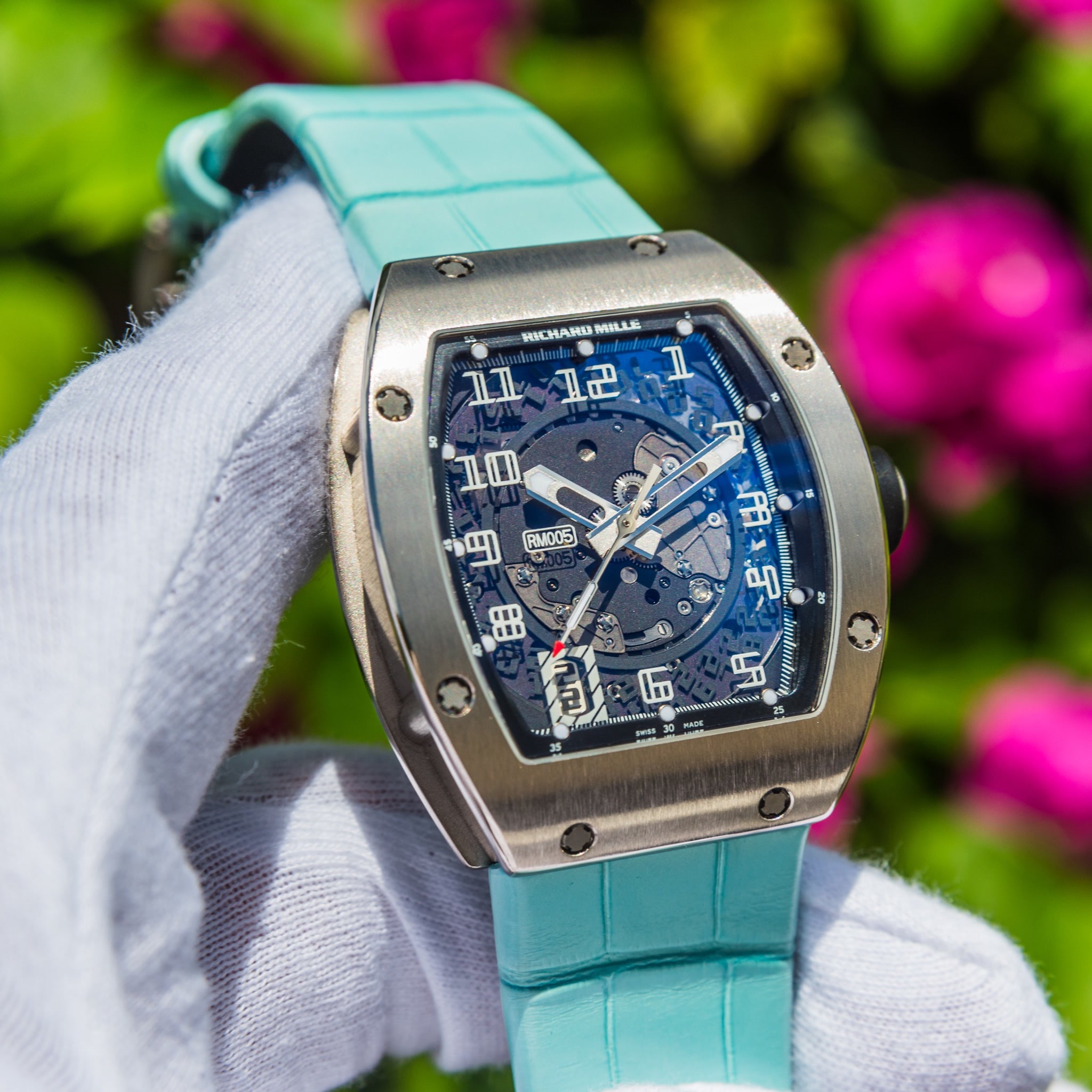 Richard Mille RM010 White Gold