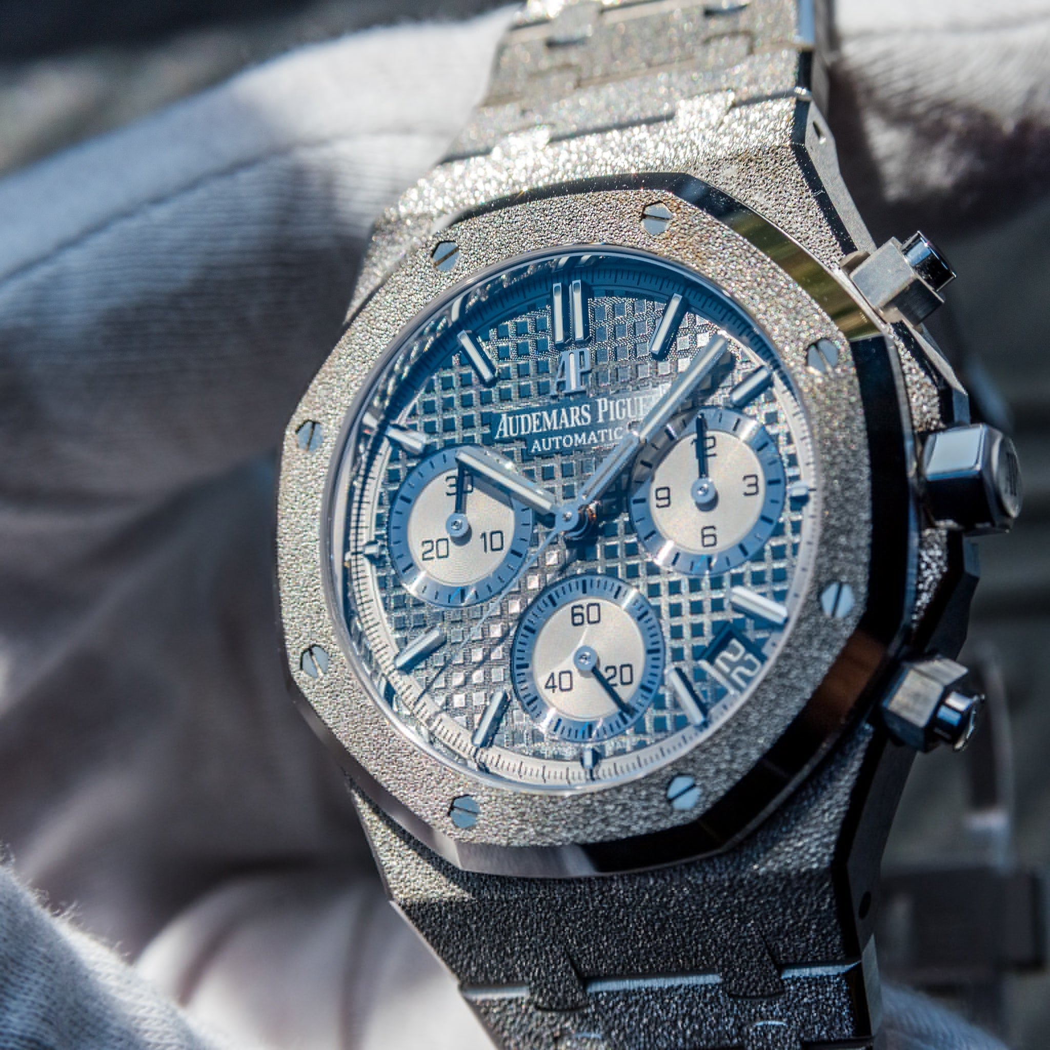 2022 Audemars Piguet Royal Oak Chronograph Frosted 41mm 26239BC