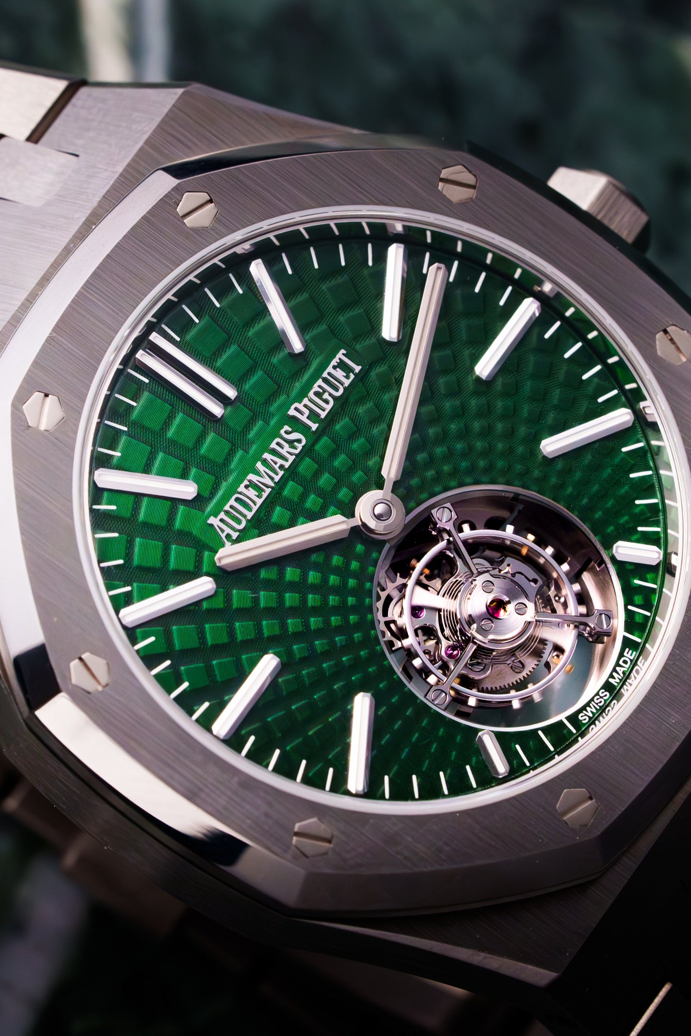 2022 Audemars Piguet Royal Oak 26534ti flying tourbillion Green