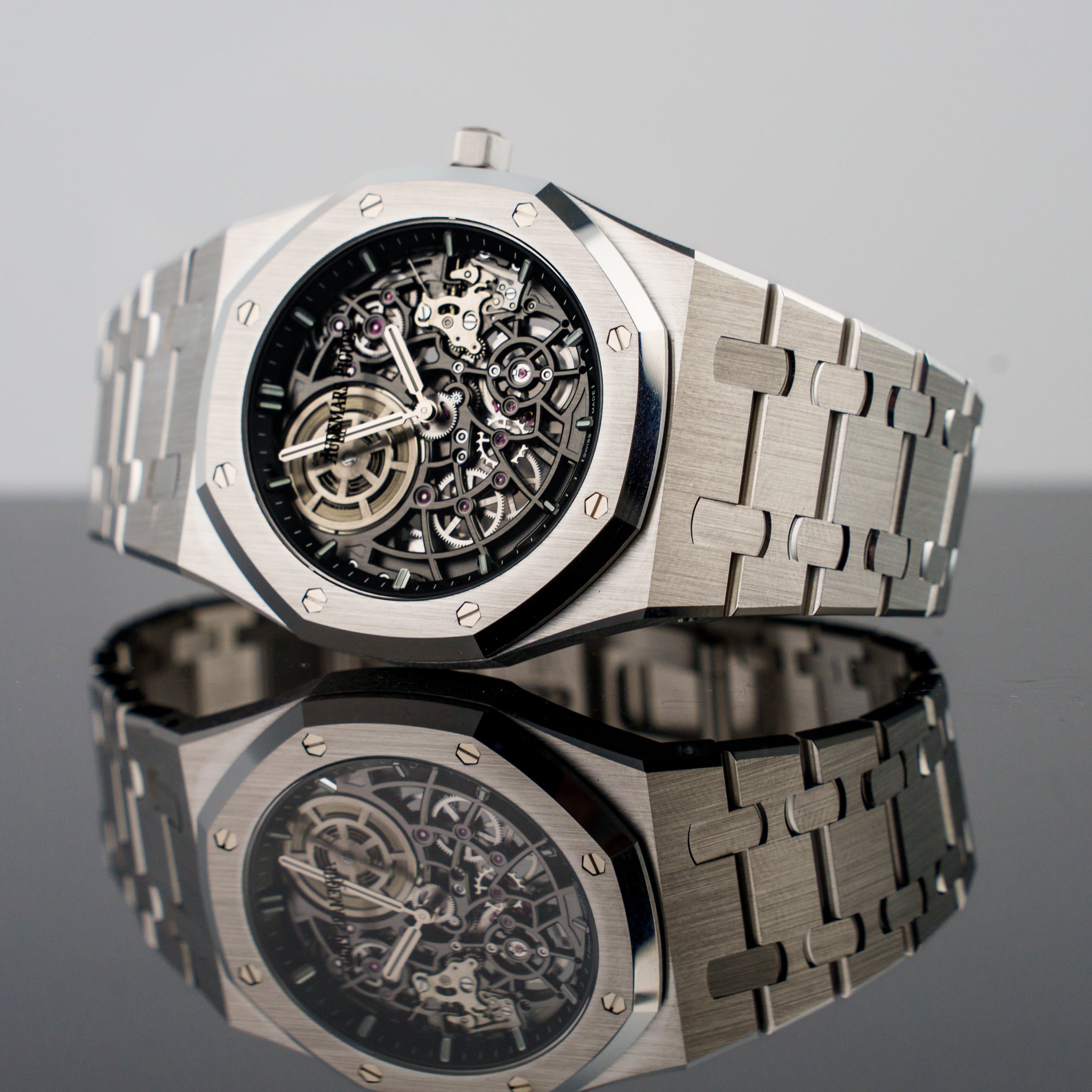 Audemars Piguet Royal Oak Jumbo Squelette White Gold 16204BC