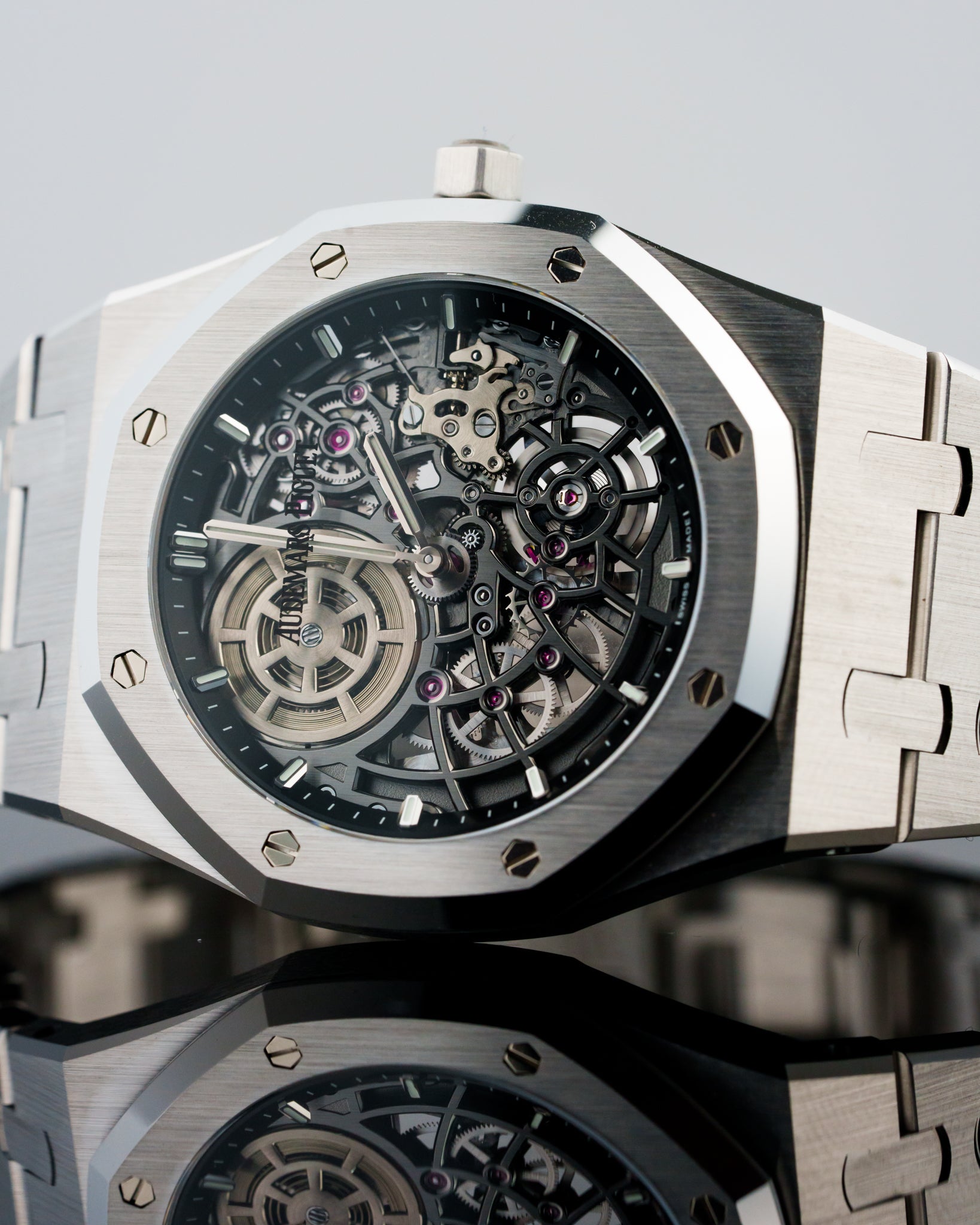 Audemars Piguet Royal Oak Jumbo Squelette White Gold 16204BC