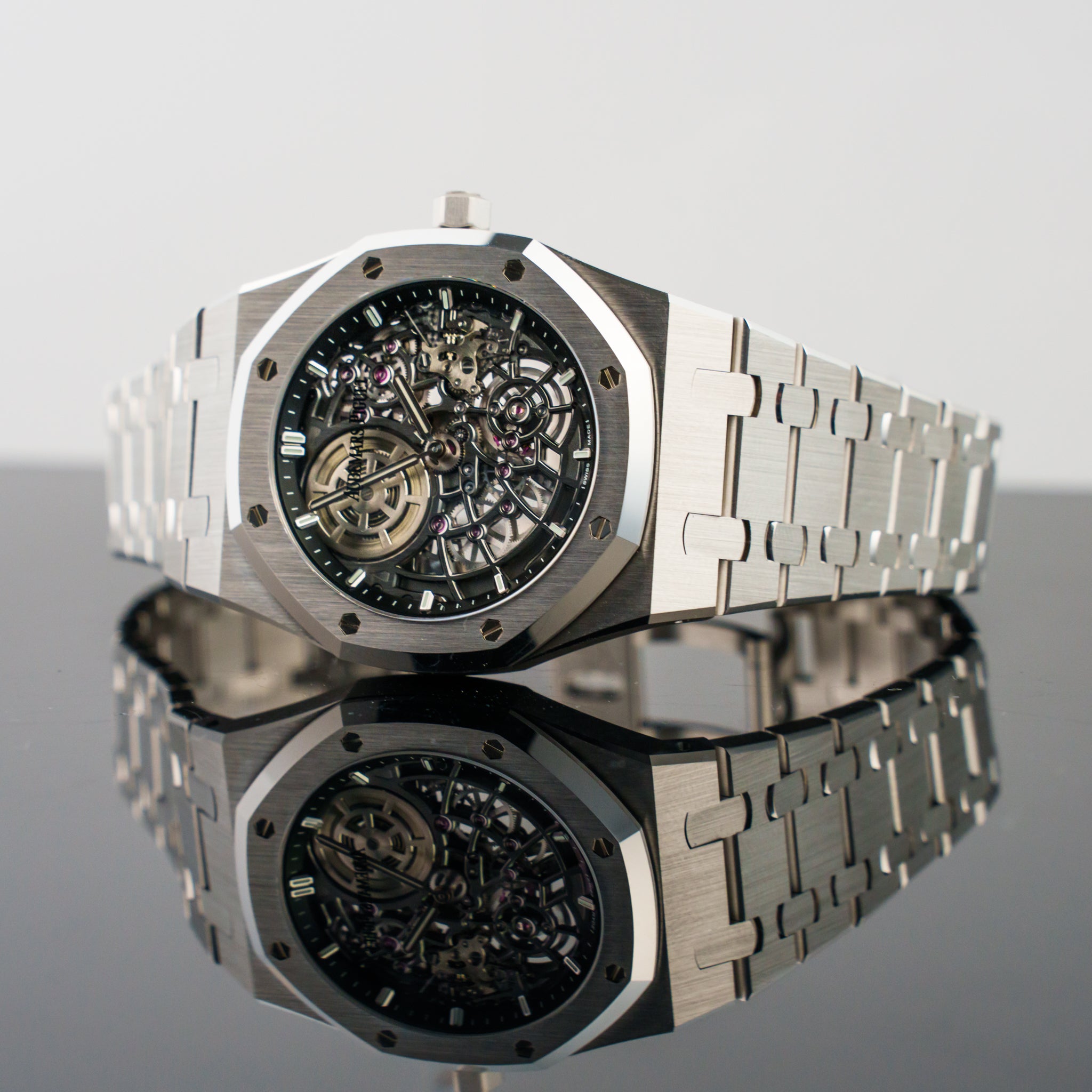 Audemars Piguet Royal Oak Jumbo Squelette White Gold 16204BC