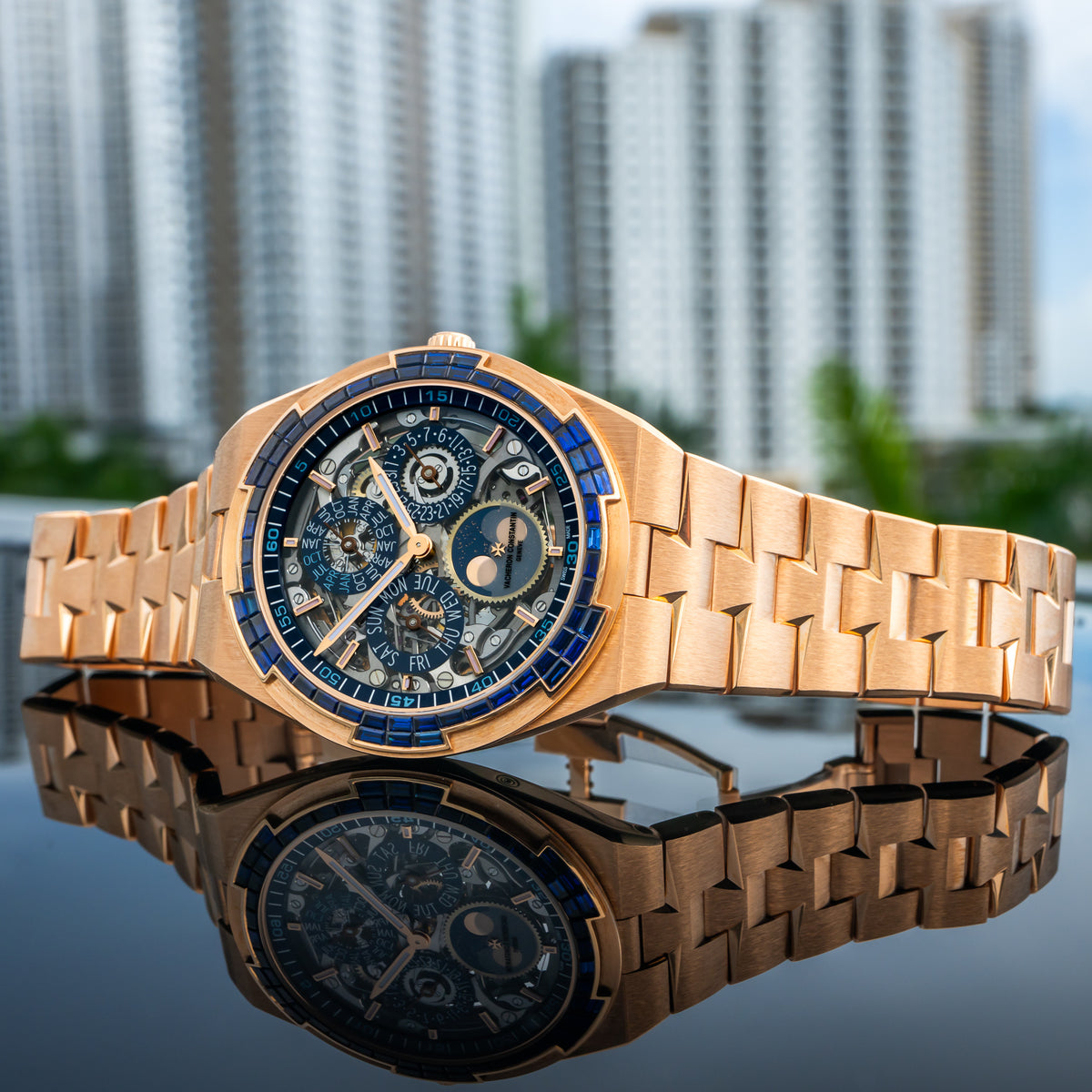 2026 Vacheron Constantin 4307V/220R-237C Overseas Perpetual Calendar Ultra Thin Skeleton 41.5mm