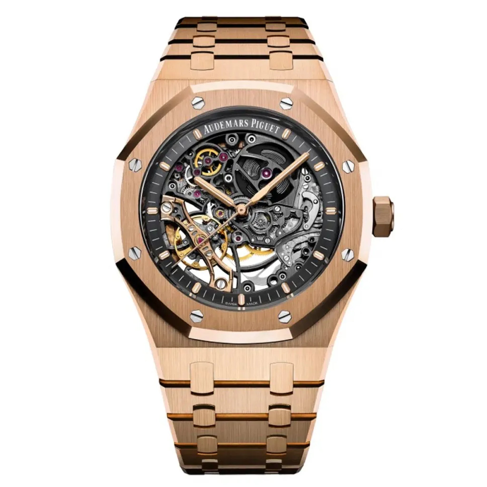 2023 Audemars Piguet 15407or Royal Oak Double Balance Wheel Openworked Rose Gold 41mm